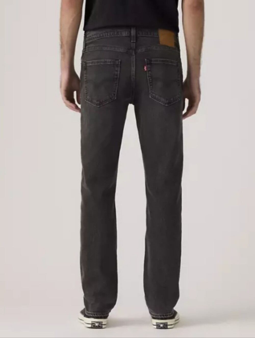 MEN'S LEVI'S 502 BLACK JEANS TAPER FLEX 34X30 - Picture 2 of 13